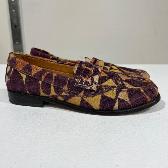 $450 NEW RE/DONE PRINTED LOAFERS SZ 40 9 - Picture 3 of 7